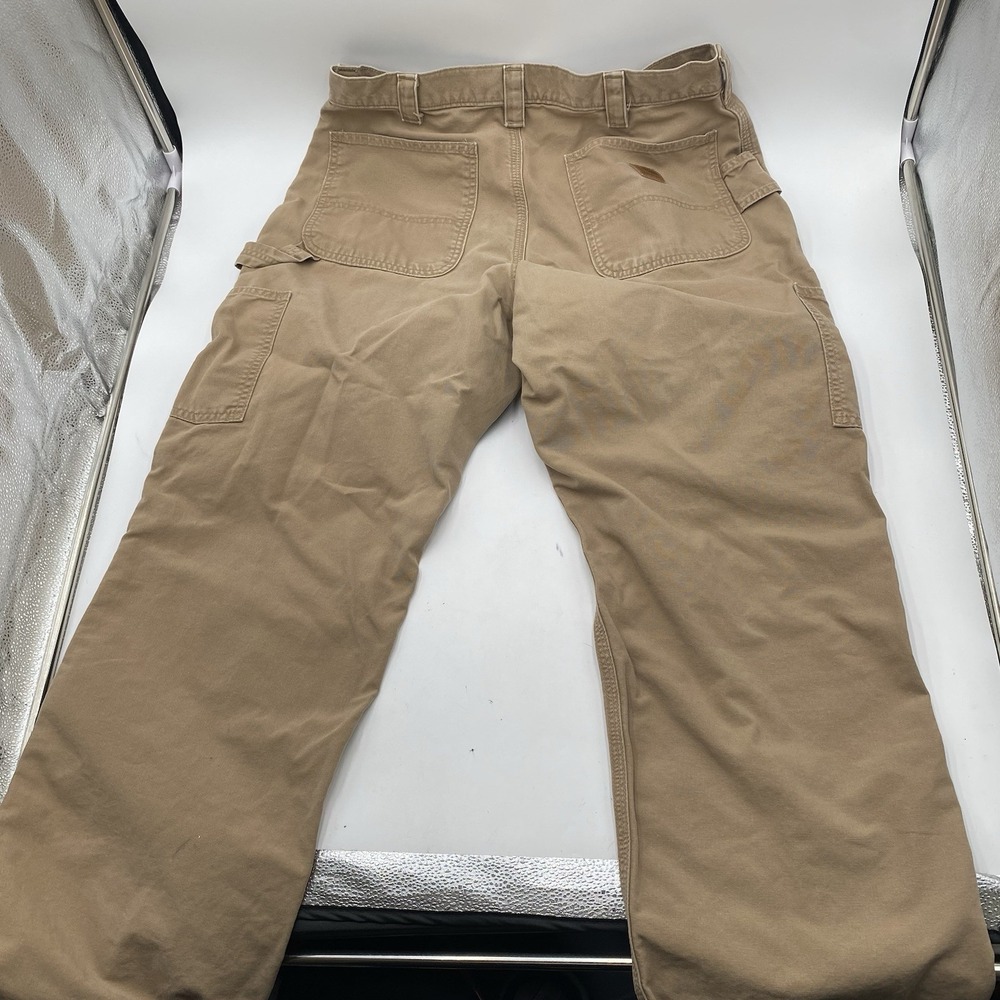 CARHARTT B151 DKH Duck Canvas Loose Original Fit Carpenter Work Pants Mens 36x30 - Picture 10 of 13